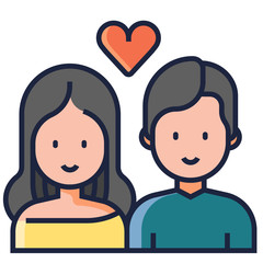 Good relationship LineColor illustration