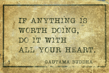 do with heart Buddha