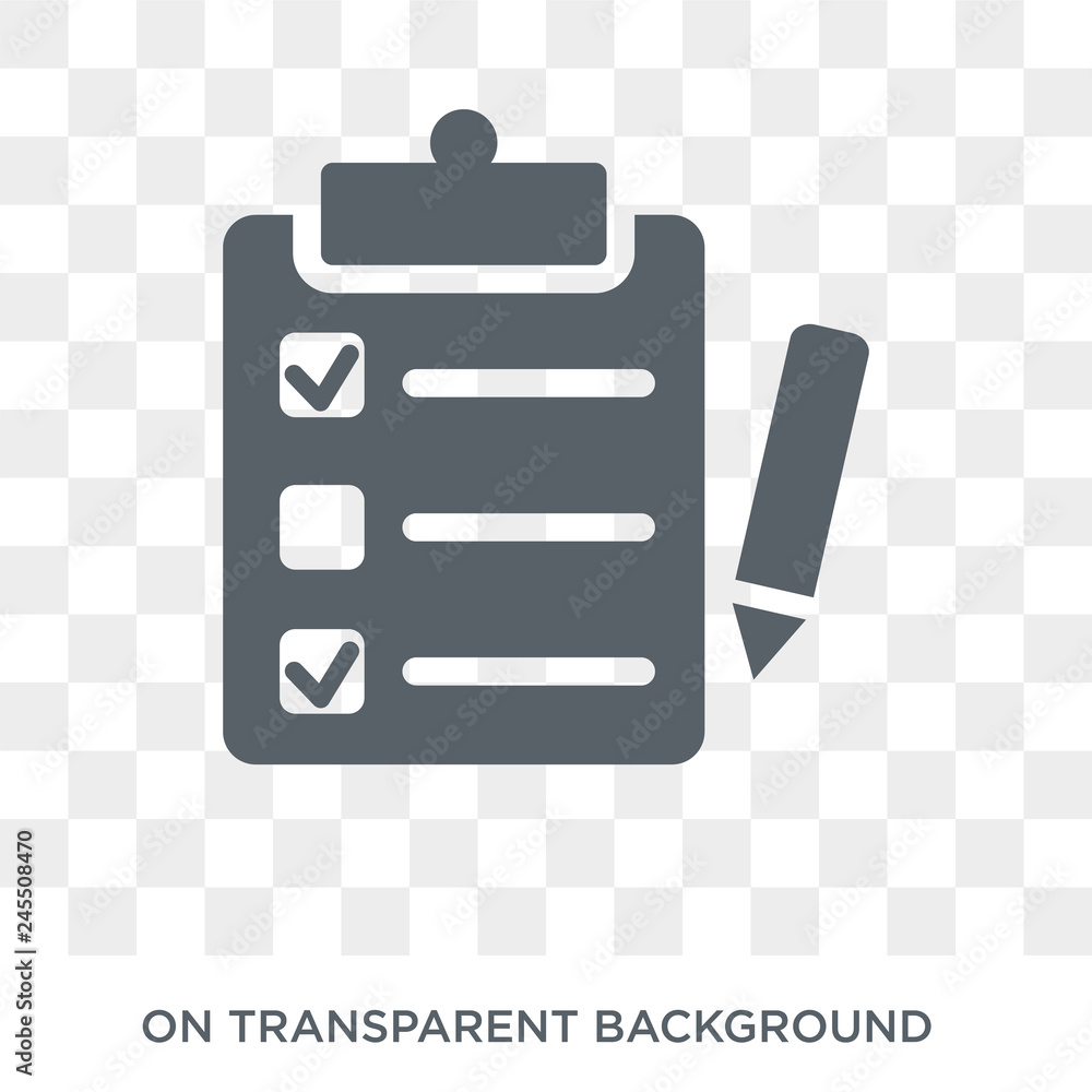 Aufkleber survey icon. survey design concept from collection. simple element vector illustration on transparen