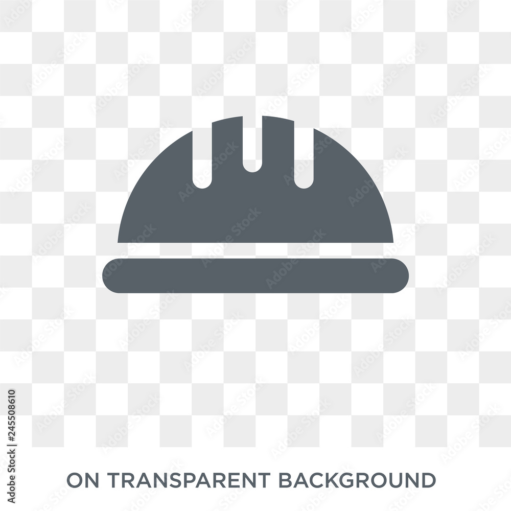 Poster hard hat icon. hard hat design concept from productivity collection. simple element vector illustrat