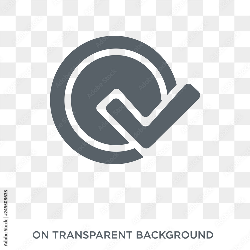 Aufkleber done icon. done design concept from productivity collection. simple element vector illustration on t