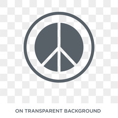 Pacifism icon. Pacifism design concept from  collection. Simple element vector illustration on transparent background.