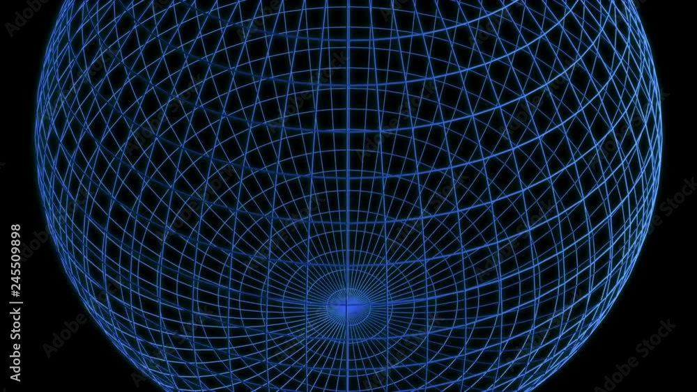 Poster wire structure of sphere or ball. architecture facade design and network connection lines on sphere 