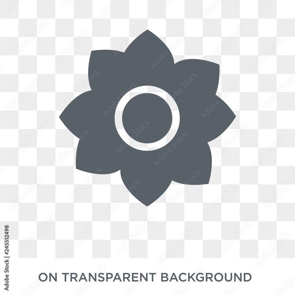 Poster magnolia icon. trendy flat vector magnolia icon on transparent background from nature collection. hi