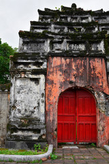 Fototapeta na wymiar A gate in the Imperial City, Hue, Vietnam