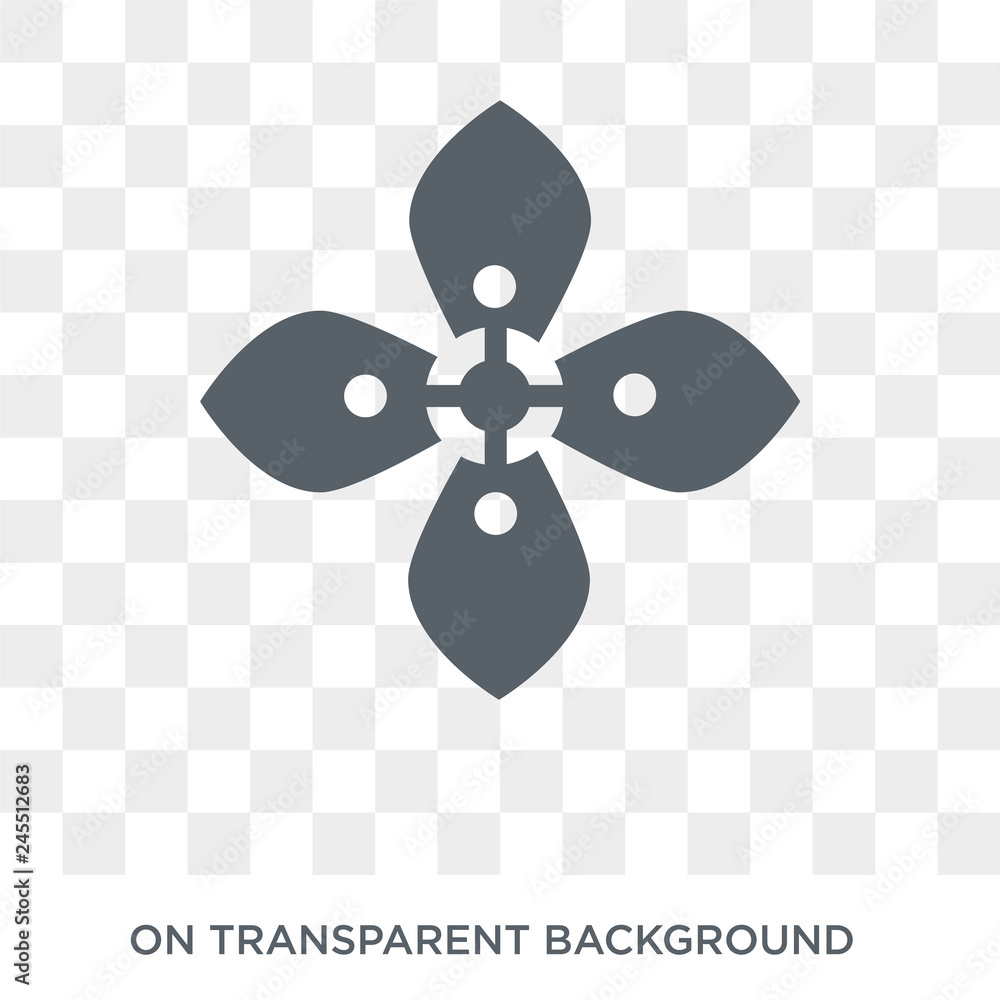 Poster hydrangea icon. trendy flat vector hydrangea icon on transparent background from nature collection. 