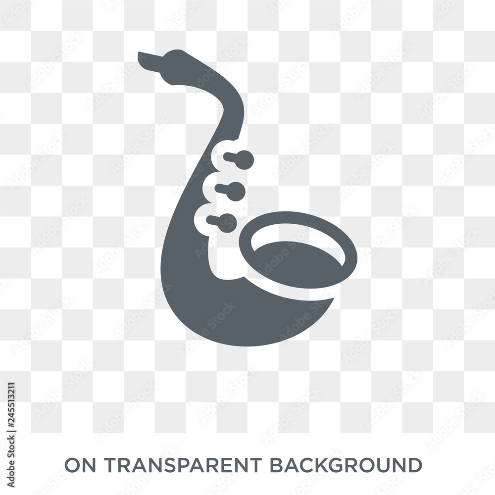 Poster tuba icon. tuba design concept from collection. simple element vector illustration on transparent ba