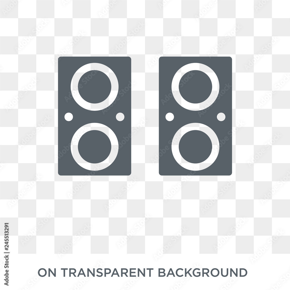 Poster sound system icon. sound system design concept from music collection. simple element vector illustra