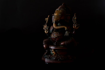 Ganesha metal statue
