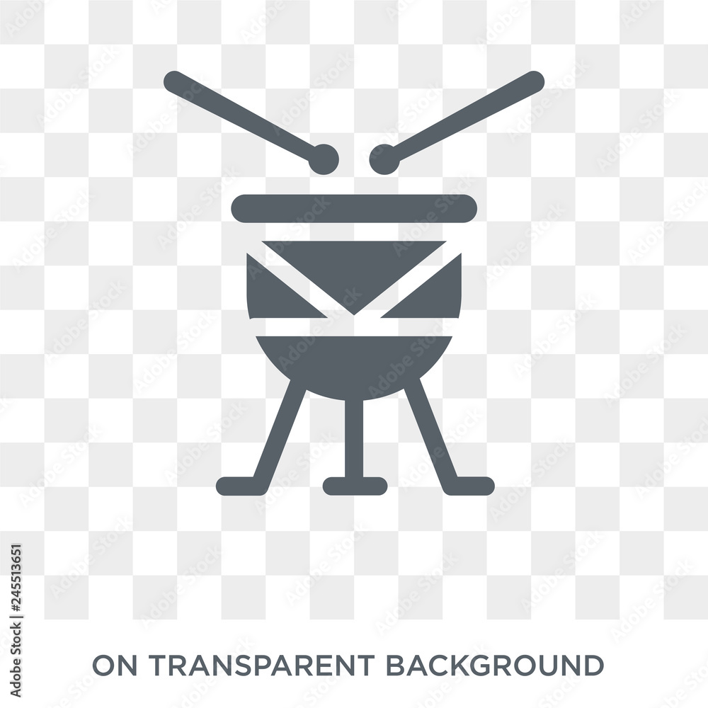 Poster kettledrum icon. kettledrum design concept from collection. simple element vector illustration on tr