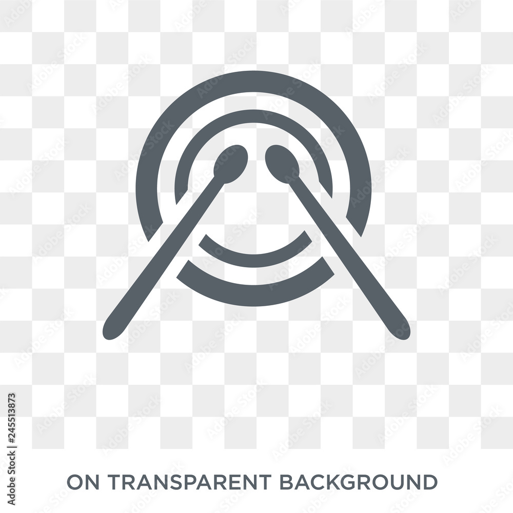 Poster drumstick icon. drumstick design concept from music collection. simple element vector illustration o