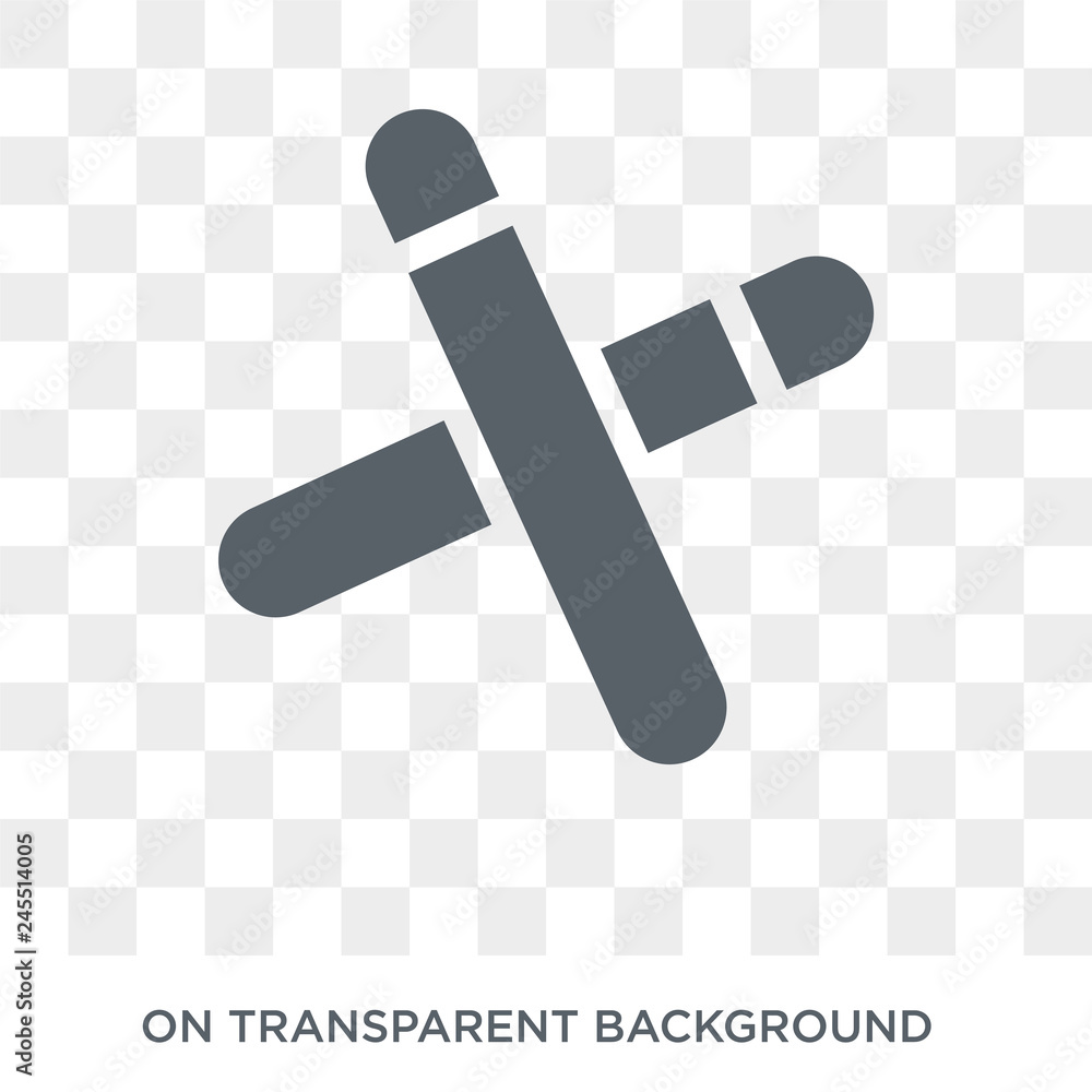 Poster clave icon. clave design concept from music collection. simple element vector illustration on transp