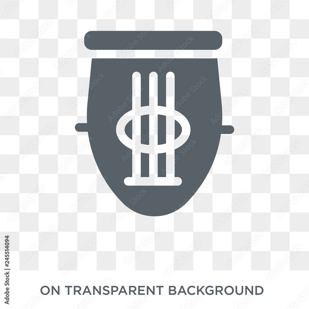 Poster zither icon. zither design concept from music collection. simple element vector illustration on tran
