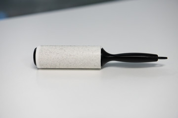 Hair removal roller on the white background