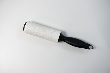 Hair removal roller on the white background