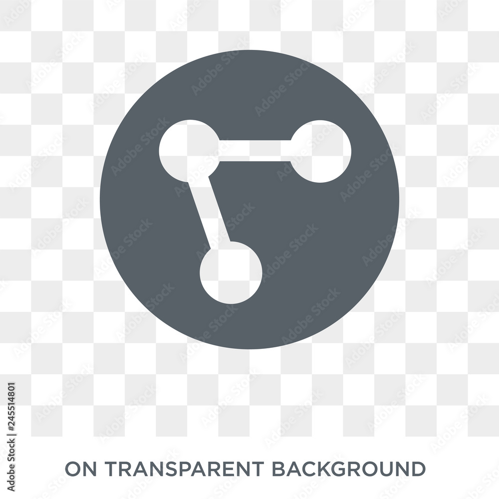 Poster share icon. share design concept from collection. simple element vector illustration on transparent 