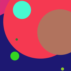 Circle geometric new abstract background multicolor pattern