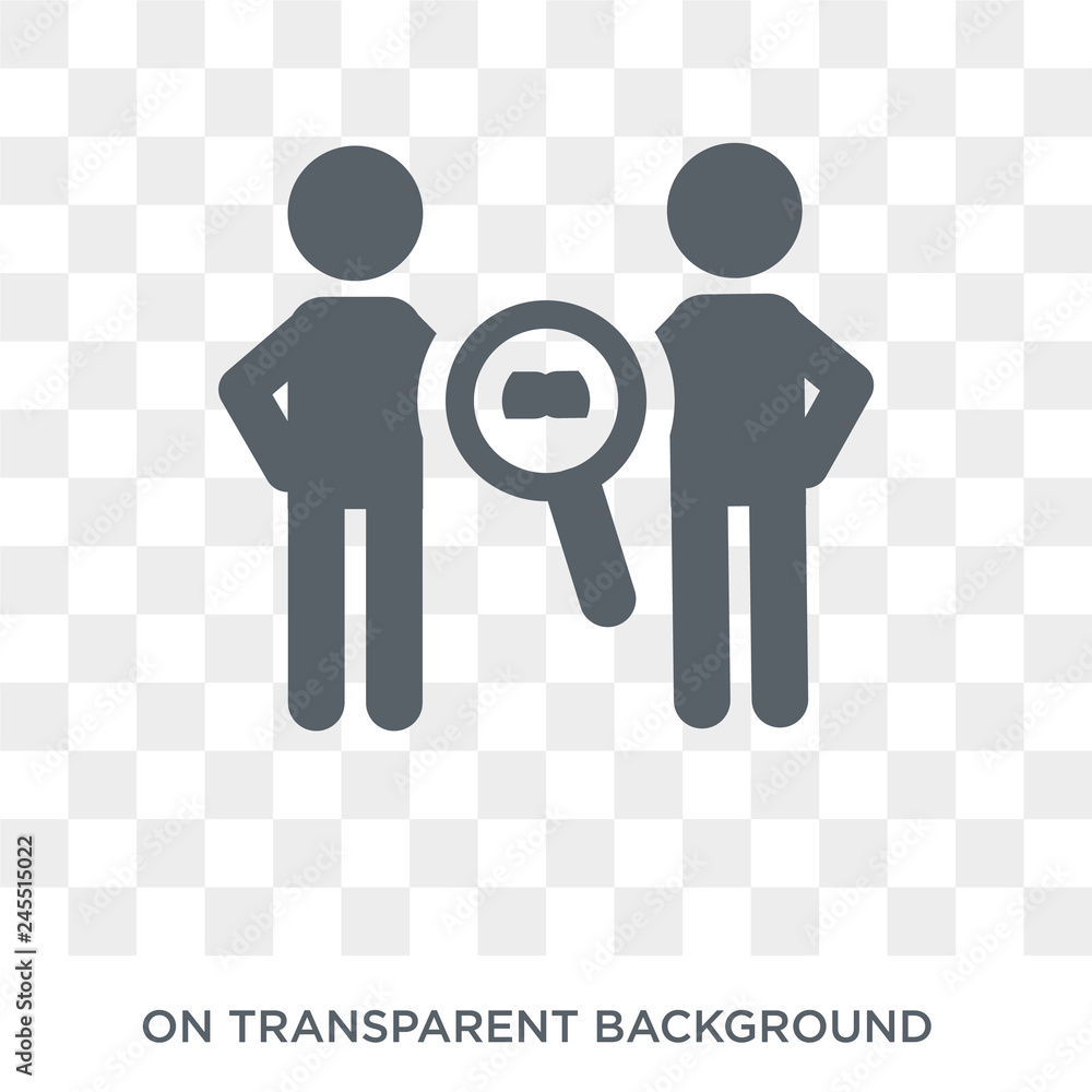 Aufkleber crm icon. crm design concept from marketing collection. simple element vector illustration on transp