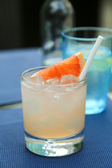 Refreshing grapefruit cocktail