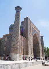decoration elements of madrasahs in Samarkand, registan, Samarkand