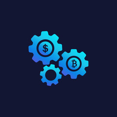 Vector Bitcoin Logo for design