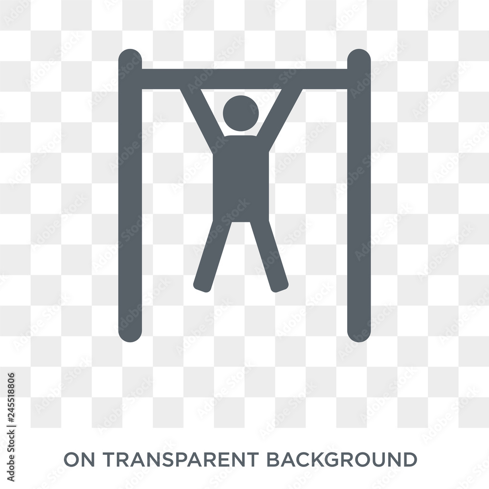 Poster pull up icon. pull up design concept from army collection. simple element vector illustration on tra