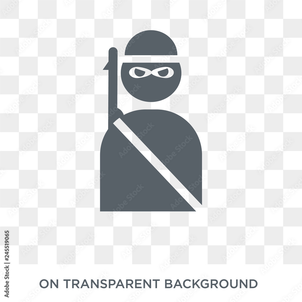 Poster guerrilla icon. guerrilla design concept from army collection. simple element vector illustration on