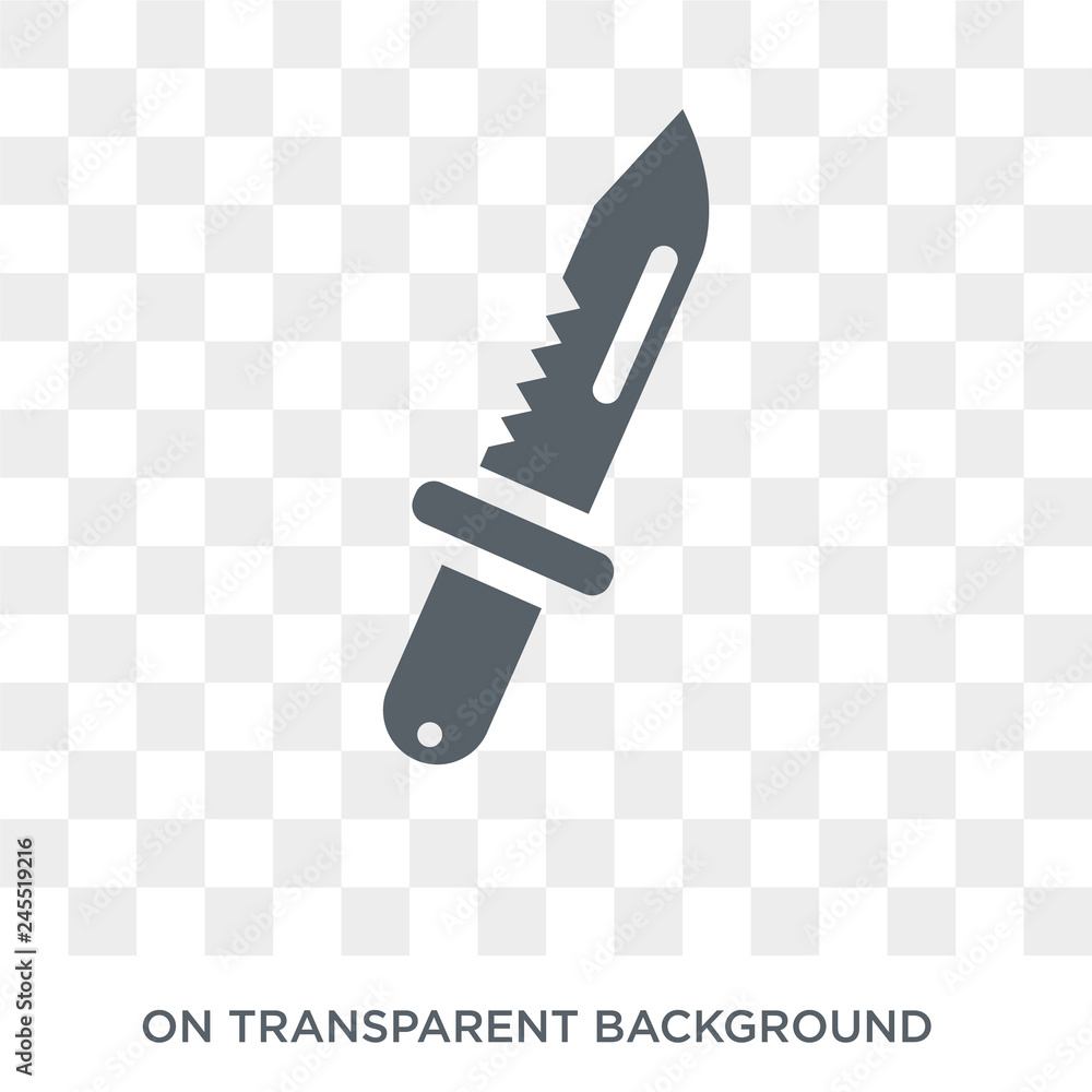 Poster combat knife icon. combat knife design concept from army collection. simple element vector illustrat