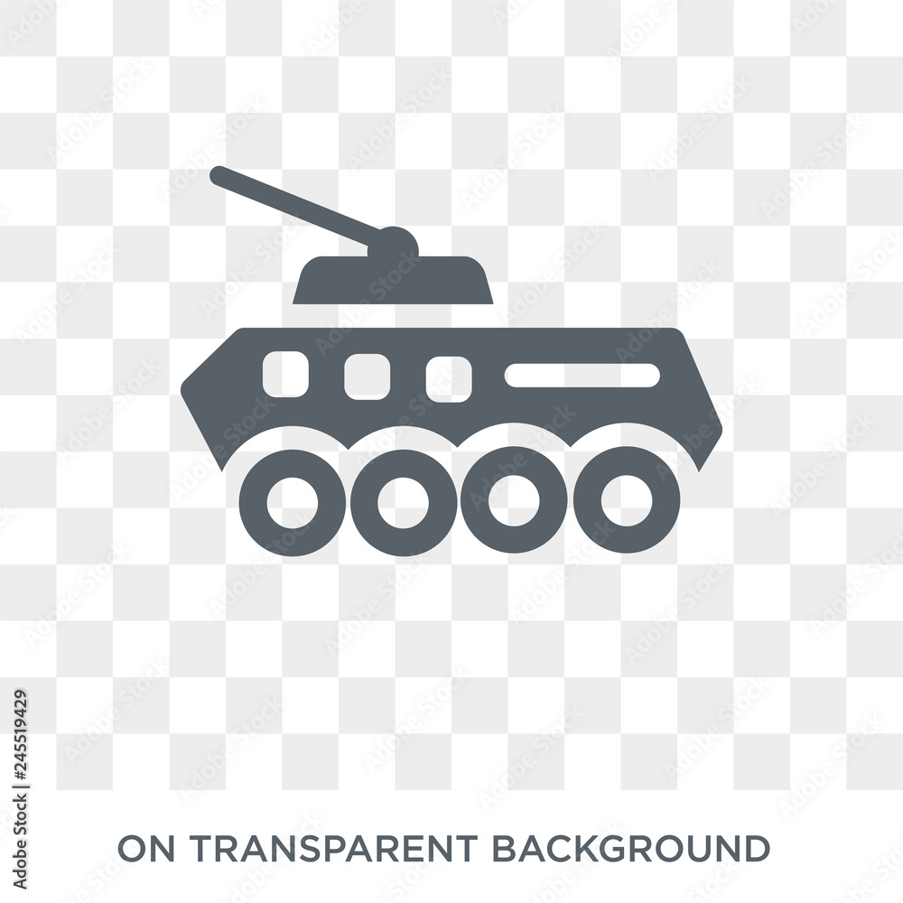 Aufkleber armored vehicle icon. armored vehicle design concept from army collection. simple element vector ill