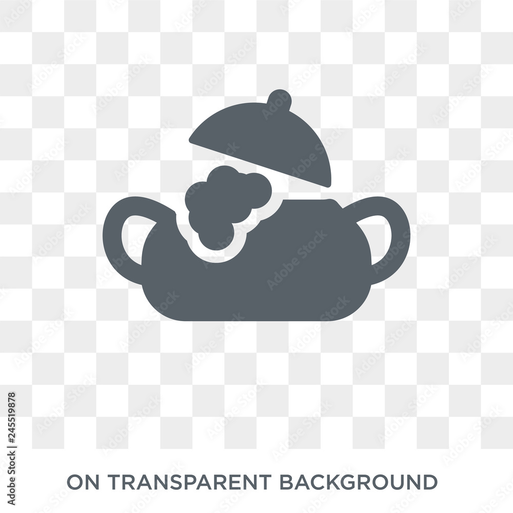 Poster pot icon. pot design concept from collection. simple element vector illustration on transparent back