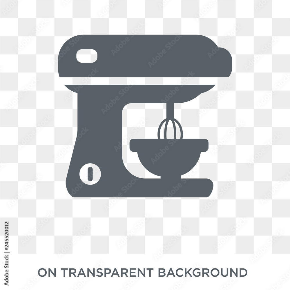 Poster mixer icon. mixer design concept from collection. simple element vector illustration on transparent 