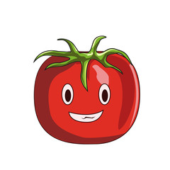 Cartoon cute Tomato vegetable
