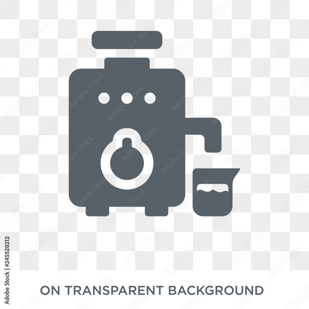 Poster juicer icon. juicer design concept from collection. simple element vector illustration on transparen