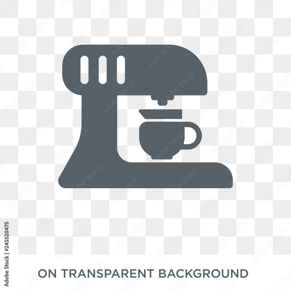 Poster coffee maker icon. coffee maker design concept from collection. simple element vector illustration o