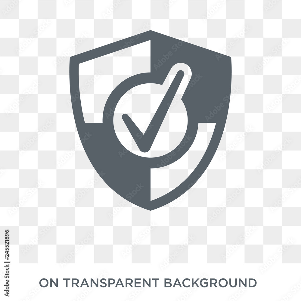 Poster antivirus icon. trendy flat vector antivirus icon on transparent background from internet security a