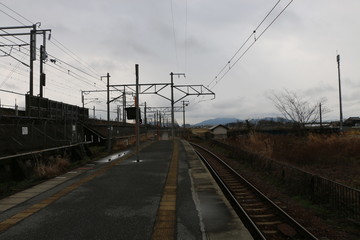 Fototapeta na wymiar 駅からの風景