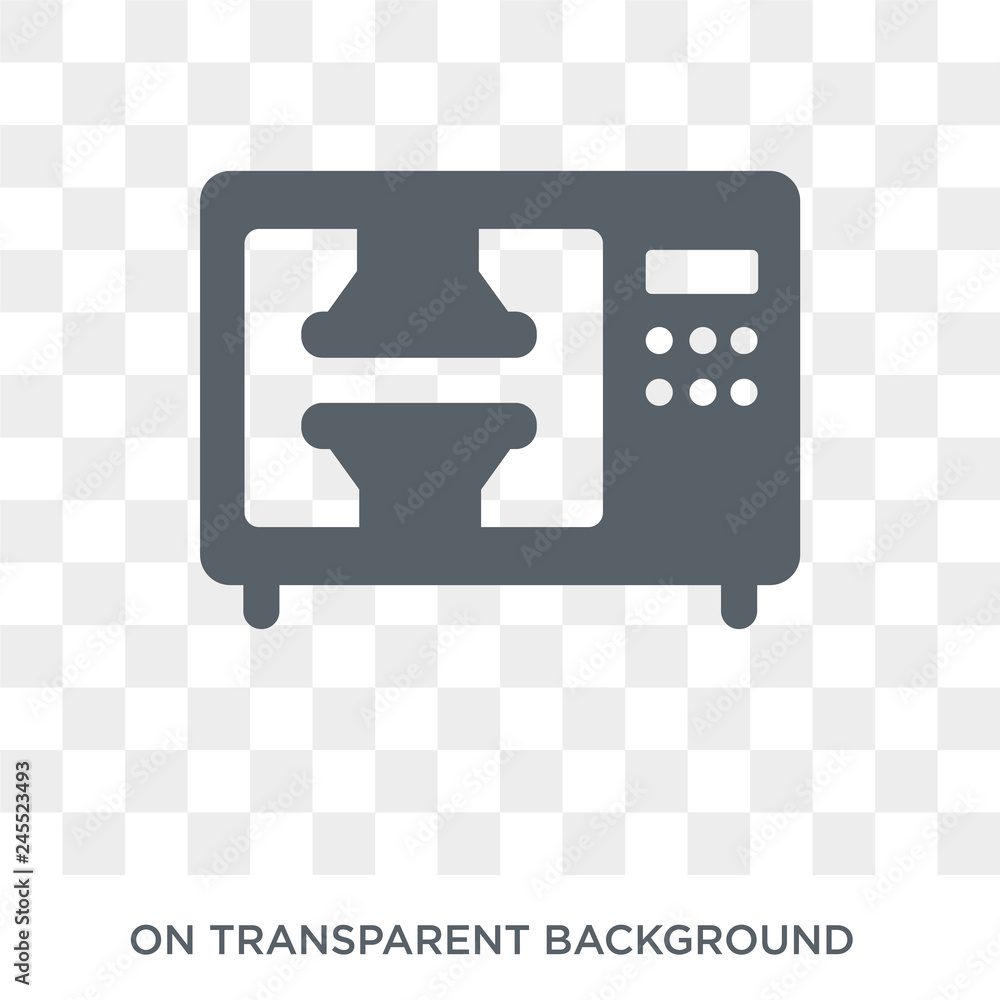 Poster press machine icon. press machine design concept from industry collection. simple element vector ill