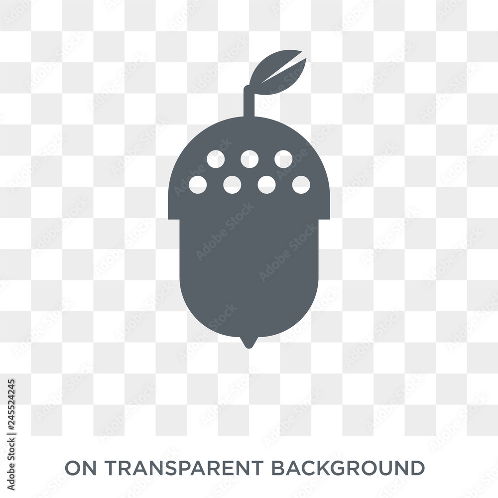 Aufkleber nut icon. trendy flat vector nut icon on transparent background from india collection. high quality 