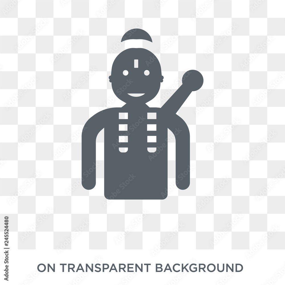 Poster indra icon. trendy flat vector indra icon on transparent background from india collection. high qual