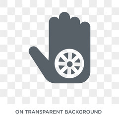 Karma icon. Trendy flat vector Karma icon on transparent background from india collection. High quality filled Karma symbol use for web and mobile