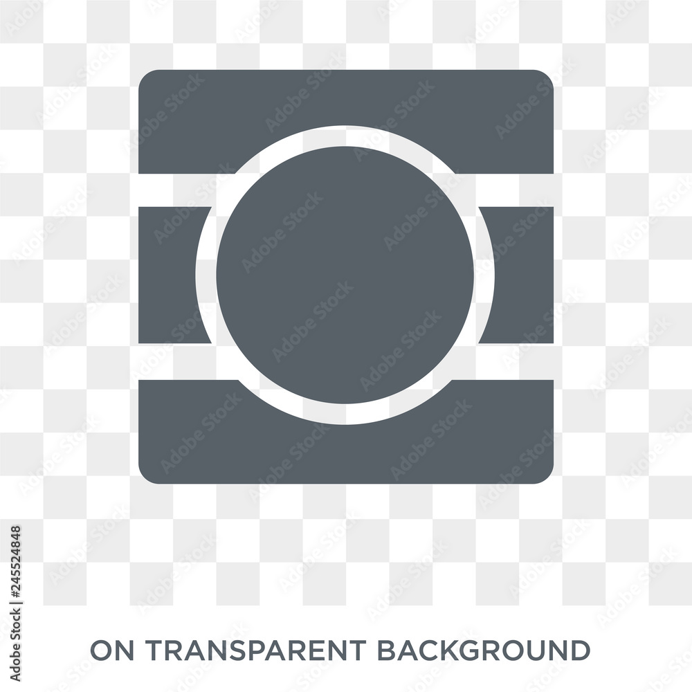 Aufkleber bindi icon. trendy flat vector bindi icon on transparent background from india collection. high qual
