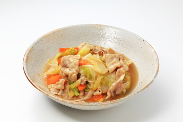 豚バラと白菜の炒め物