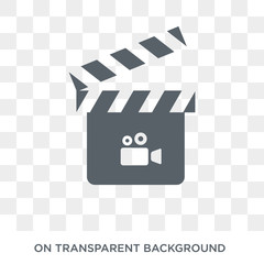 Fototapeta premium bollywood icon. Trendy flat vector bollywood icon on transparent background from india collection. High quality filled bollywood symbol use for web and mobile