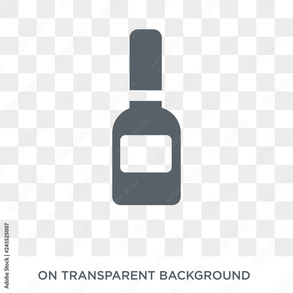 Poster varnish icon. varnish design concept from hygiene collection. simple element vector illustration on 