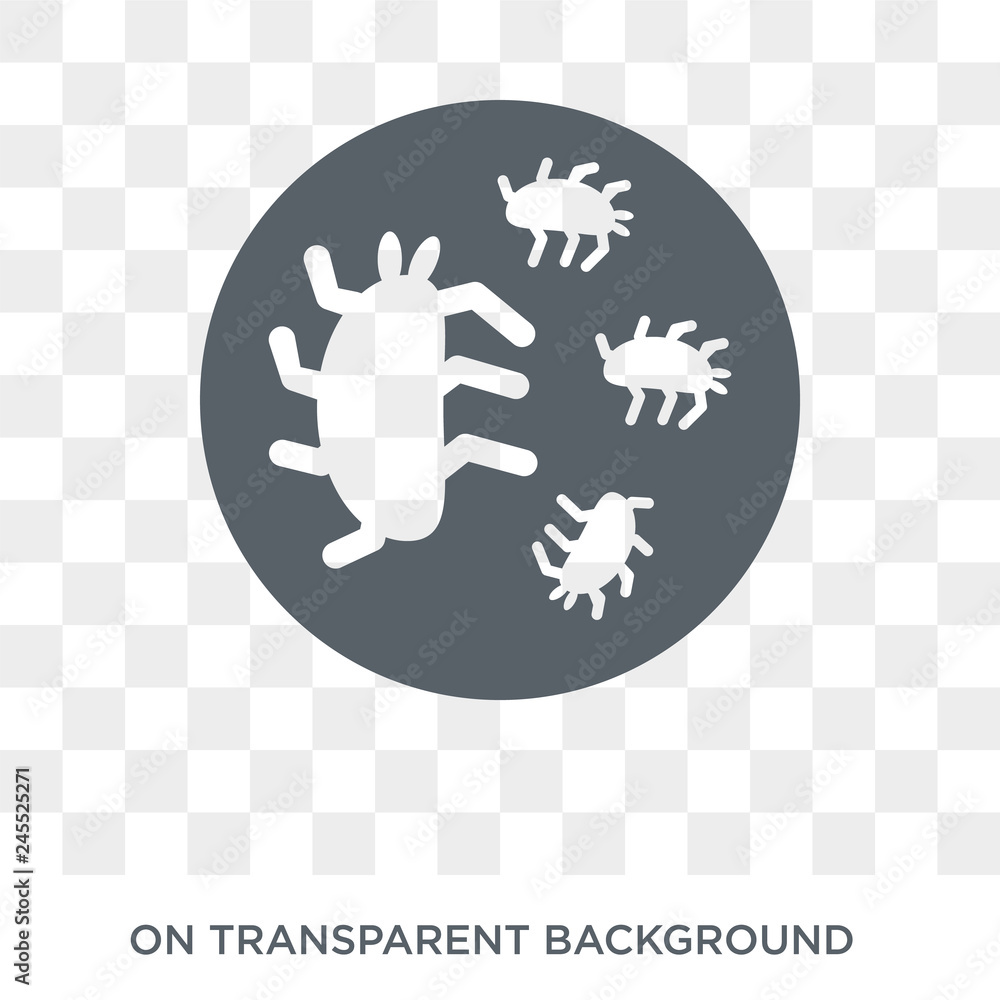 Poster pathogen icon. pathogen design concept from hygiene collection. simple element vector illustration o