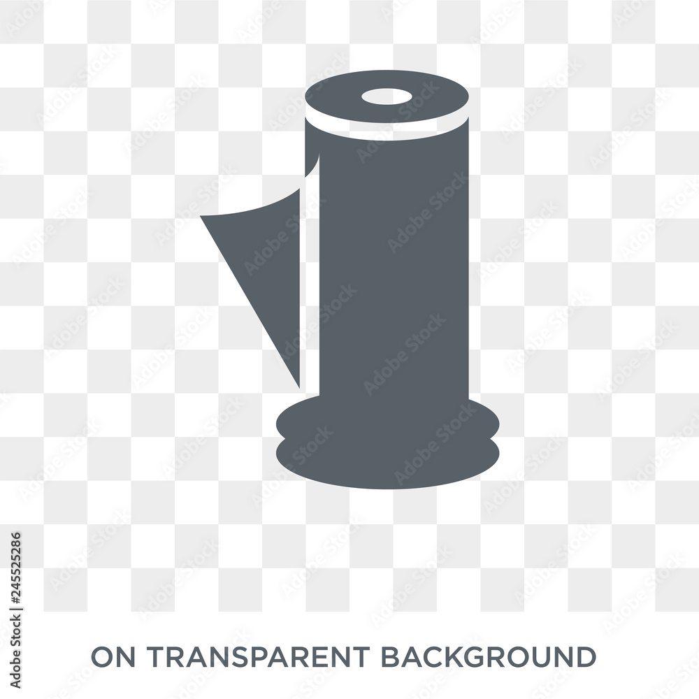 Poster paper towel icon. paper towel design concept from hygiene collection. simple element vector illustra