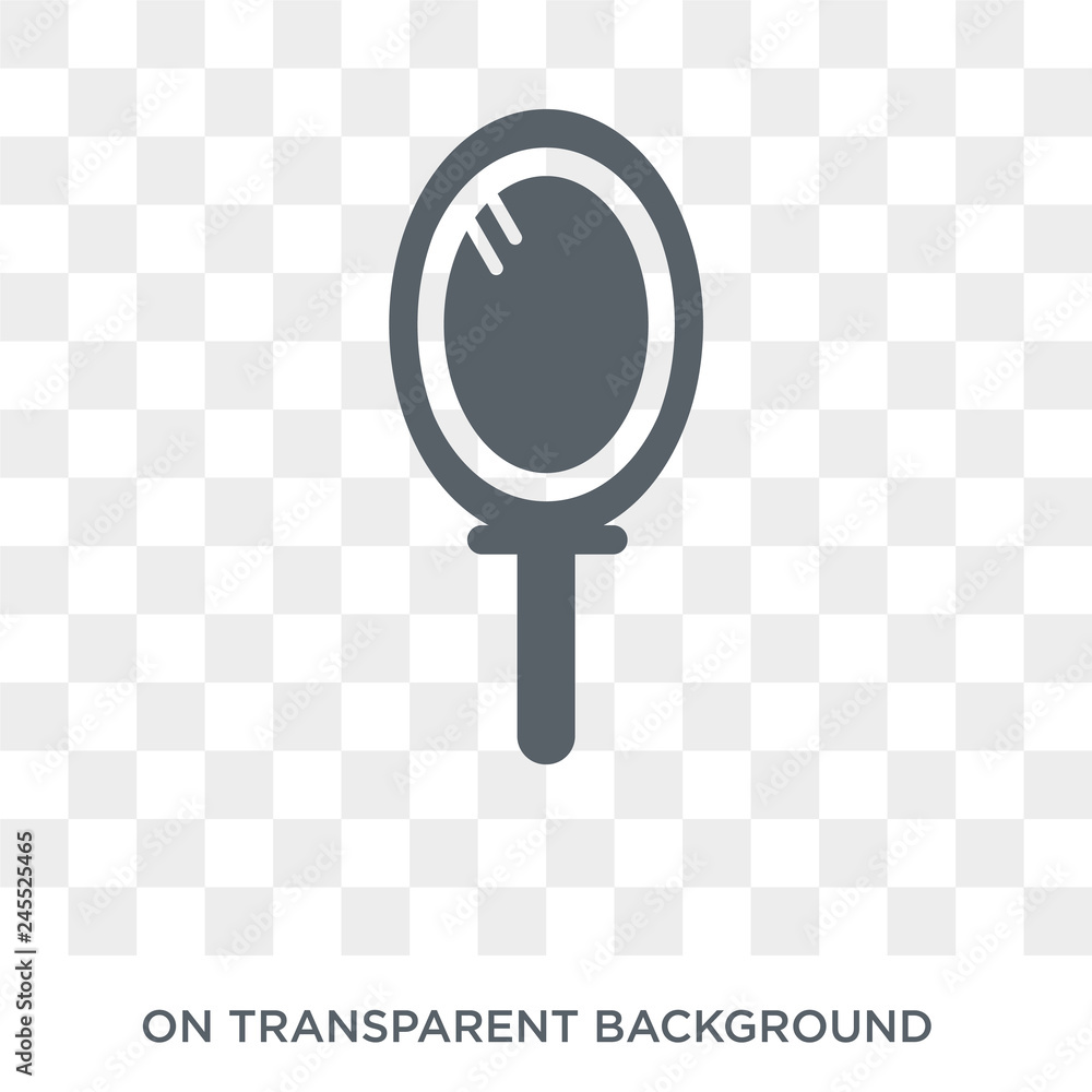 Poster hand mirror icon. hand mirror design concept from collection. simple element vector illustration on 