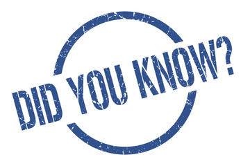 did you know stamp