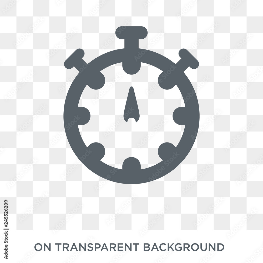 Poster stopclock icon. stopclock design concept from time managemnet collection. simple element vector illu