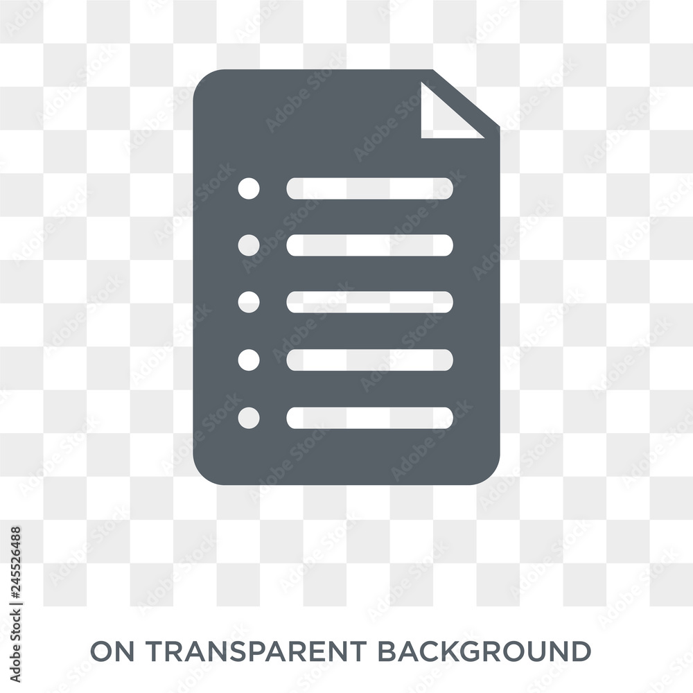 Aufkleber list icon. list design concept from time managemnet collection. simple element vector illustration o